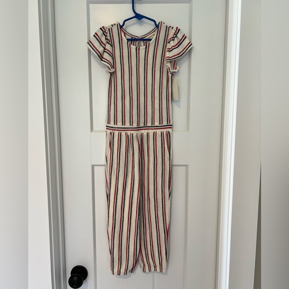 Tucker + Tate Other - Tucker + Tate: Cotton Mix Striped Jumpsuit with Red and Blue Accents: Size 3